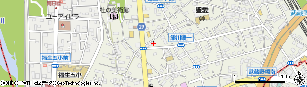 東京都福生市熊川364周辺の地図