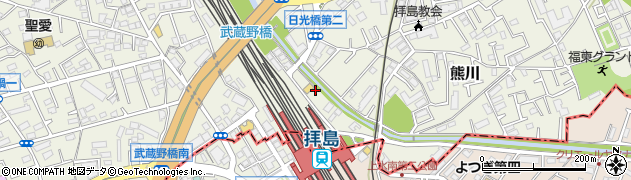東京都福生市熊川1703周辺の地図
