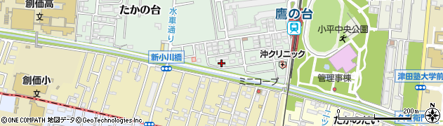東京都小平市たかの台37-14周辺の地図