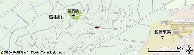 千葉県船橋市高根町1182周辺の地図