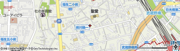 東京都福生市熊川477周辺の地図