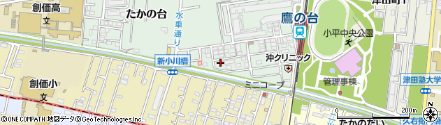 東京都小平市たかの台37-3周辺の地図