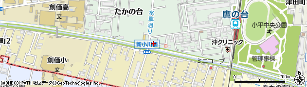 東京都小平市たかの台34周辺の地図