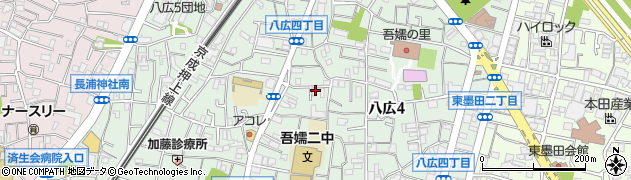 東京都墨田区八広周辺の地図