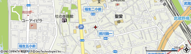東京都福生市熊川630周辺の地図
