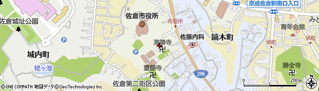 海隣寺周辺の地図