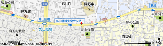中野丸山郵便局周辺の地図