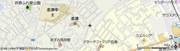 千葉県佐倉市井野1368周辺の地図
