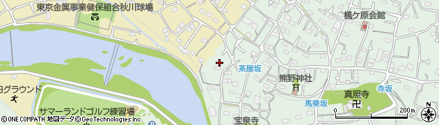 東京都あきる野市引田646周辺の地図