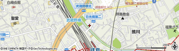 東京都福生市熊川1403周辺の地図