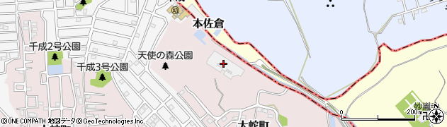千葉県佐倉市大蛇町790周辺の地図