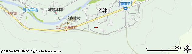 東京都あきる野市乙津668周辺の地図