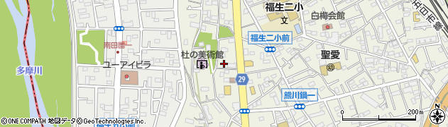 東京都福生市熊川653周辺の地図