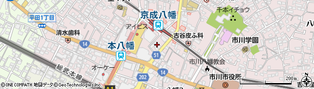 三菱ＵＦＪ銀行八幡支店 ＡＴＭ周辺の地図