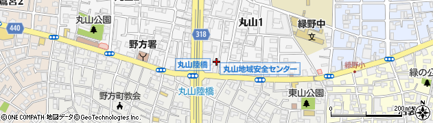 東京都中野区丸山1丁目10-15周辺の地図
