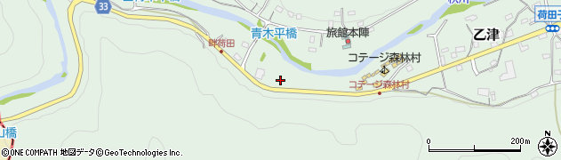 東京都あきる野市乙津812周辺の地図