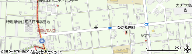 メナード化粧品　干潟駅前代行店周辺の地図