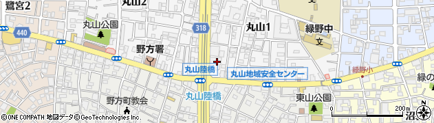 東京都中野区丸山1丁目10周辺の地図