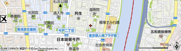 東京都台東区橋場1丁目11-1周辺の地図