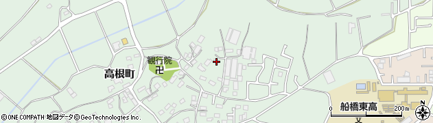 千葉県船橋市高根町1210周辺の地図