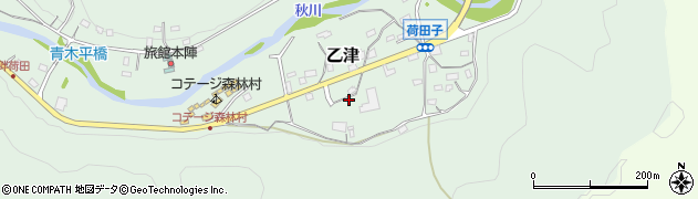 東京都あきる野市乙津672周辺の地図