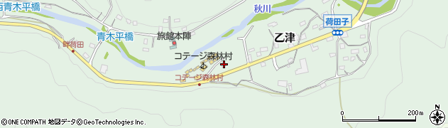 東京都あきる野市乙津809周辺の地図