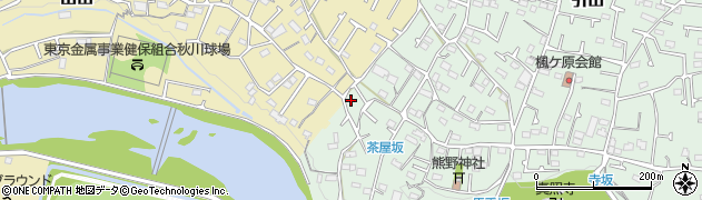 東京都あきる野市引田633周辺の地図