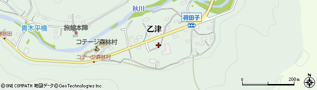 東京都あきる野市乙津781周辺の地図