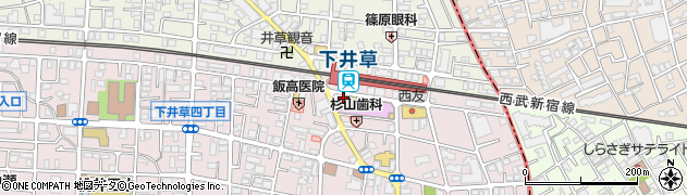 日高屋 下井草駅前店周辺の地図