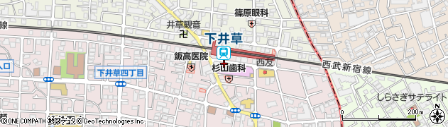 メガネスーパー　下井草店周辺の地図