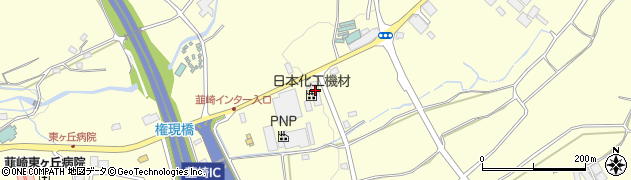 日本化工機材株式会社　山梨工場周辺の地図