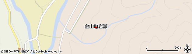 岐阜県下呂市金山町岩瀬周辺の地図