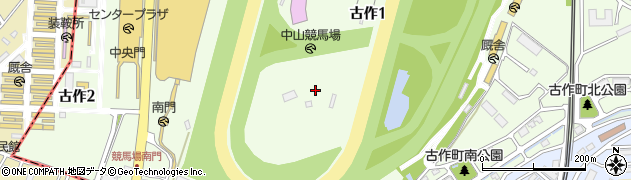 千葉県船橋市古作周辺の地図