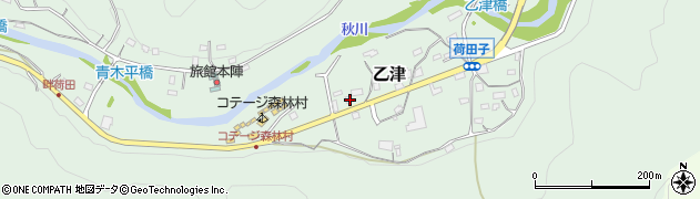 東京都あきる野市乙津791周辺の地図