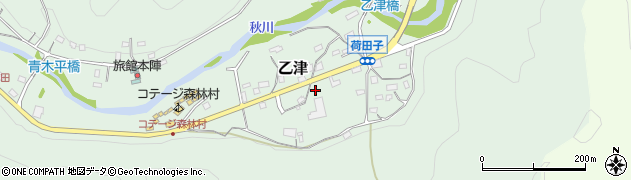 東京都あきる野市乙津746周辺の地図