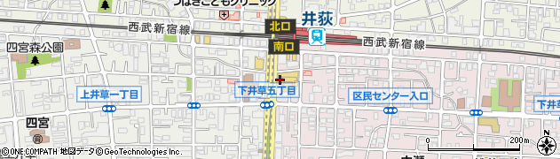 チョキペタ　井荻店周辺の地図