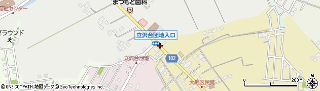 富里郵便局周辺の地図