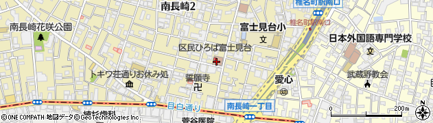 豊島区　区民集会室南長崎第一周辺の地図