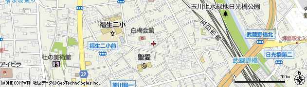 東京都福生市熊川560周辺の地図