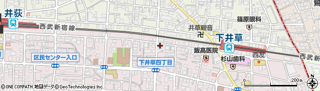 下井草診療所周辺の地図