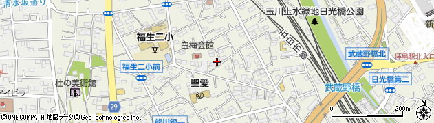 東京都福生市熊川560-1周辺の地図