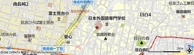東京都豊島区目白5丁目周辺の地図