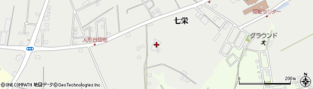 千葉県富里市七栄250周辺の地図