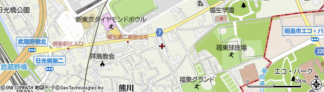 福生インベンション周辺の地図