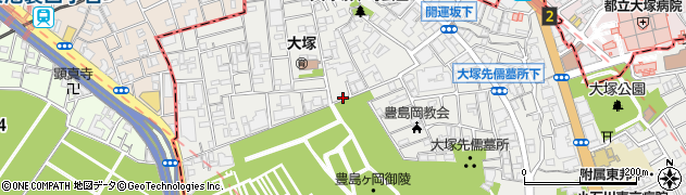 大塚6丁目14参田邸☆akippa駐車場周辺の地図