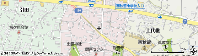 東京都あきる野市渕上251周辺の地図