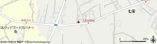千葉県富里市七栄203周辺の地図