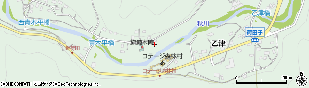 東京都あきる野市乙津1221周辺の地図
