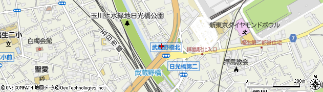 東京都福生市熊川1410周辺の地図