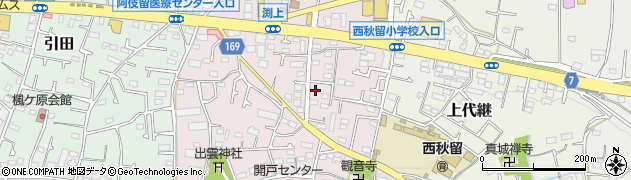 東京都あきる野市渕上233周辺の地図
